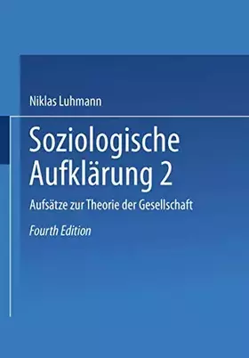 Couverture du produit · Soziologische Aufklärung, Bd.2, Aufsätze zur Theorie der Gesellschaft