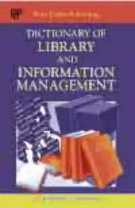 Couverture du produit · Dictionary of Library and Information Management