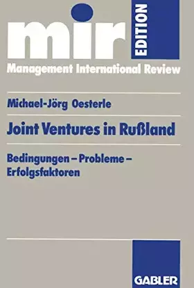 Couverture du produit · Joint-Ventures in Rußland: Bedingungen - Probleme - Erfolgsfaktoren (mir-Edition) (German Edition)