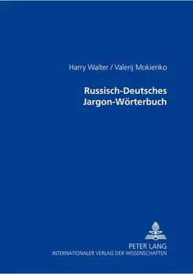 Couverture du produit · Russisch-Deutsches Jargon-Wörterbuch
