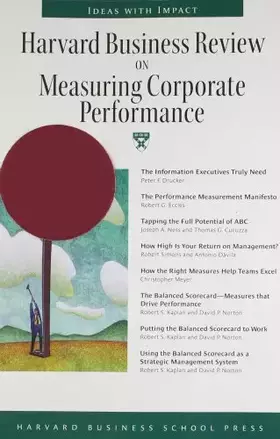 Couverture du produit · Harvard Business Review on Measuring Corporate Performance