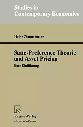 Couverture du produit · State-Preference-Theorie und Asset Pricing. Eine Einführung (Studies in Contemporary Economics)