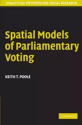 Couverture du produit · Spatial Models of Parliamentary Voting