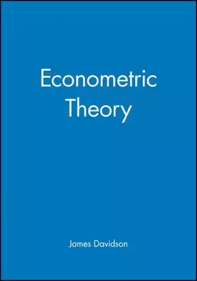 Couverture du produit · Econometric Theory