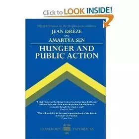 Couverture du produit · Hunger and Public Action (WIDER Studies in Development Economics)