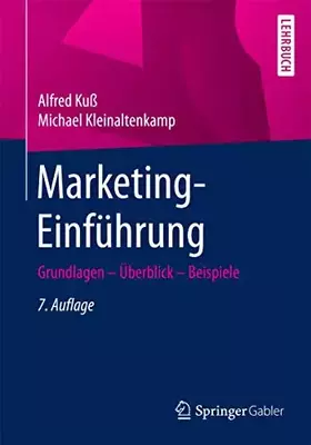 Couverture du produit · Marketing-Einführung: Grundlagen - Überblick - Beispiele