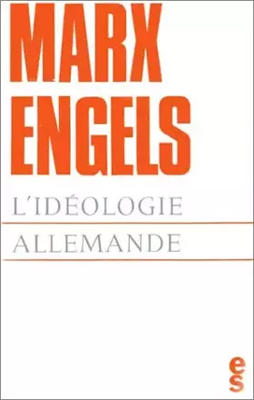 Couverture du produit · L'idéologie allemande