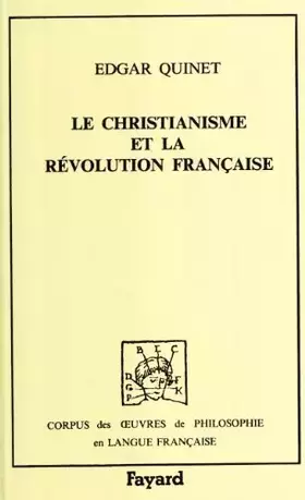 Couverture du produit · Le Christianisme et la révolution française, 1845