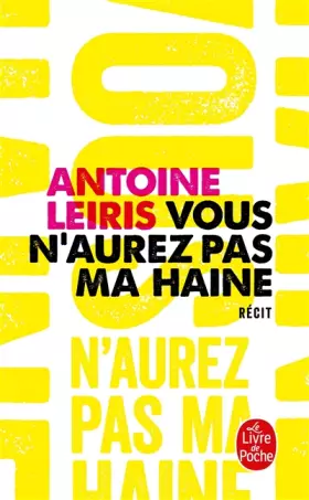 Couverture du produit · Vous n'aurez pas ma haine