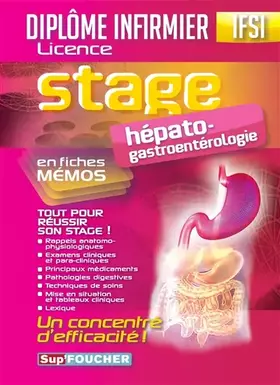 Couverture du produit · IFSI Stage Hépato-gastroentérologie - Diplôme infirmier