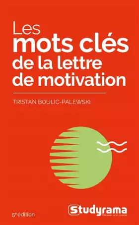Couverture du produit · Les mots clés de la lettre de motivation