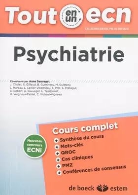 Couverture du produit · Psychiatrie - Tout-en-un ECN