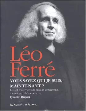 Couverture du produit · Vous savez qui je suis maintenant