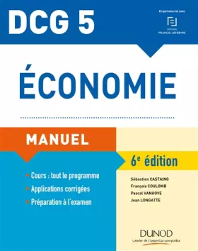 Couverture du produit · DCG 5 - Économie - 6e éd. - Manuel