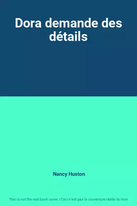 Couverture du produit · Dora demande des détails