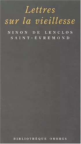 Couverture du produit · Lettres sur la vieillesse