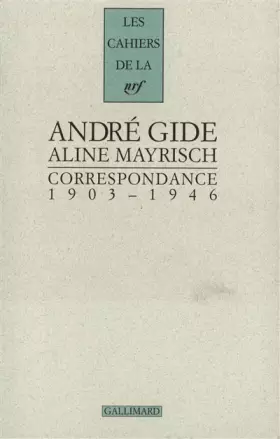 Couverture du produit · Correspondance 1903-1946