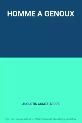 Couverture du produit · HOMME A GENOUX