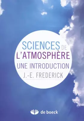 Couverture du produit · Science de l'Atmosphere une Introduction