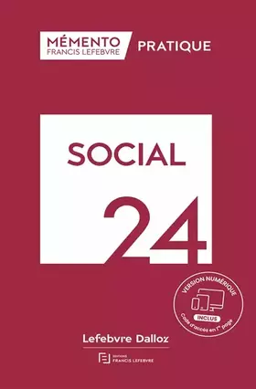 Couverture du produit · Mémento Social 2024