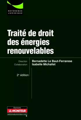 Couverture du produit · Traité de droit des énergies renouvelables