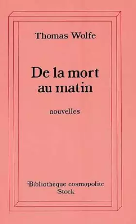 Couverture du produit · De la mort au matin