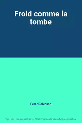 Couverture du produit · Froid comme la tombe