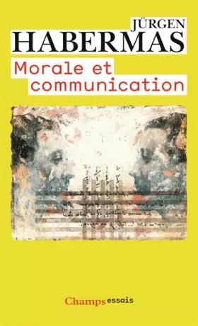 Couverture du produit · MORALE ET COMMUNICATION. : Conscience morale et activité communicationnelle