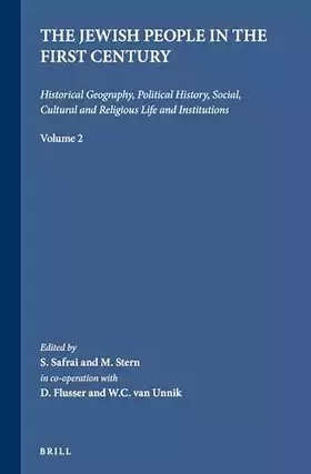 Couverture du produit · The Jewish People in the First Century: Historical Geography, Political History, Social, Cultural and Religious Life and Instit