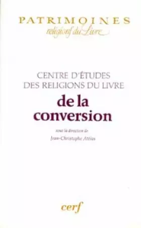 Couverture du produit · De la conversion
