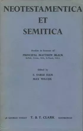 Couverture du produit · Neotestamentica et Semitica