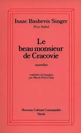 Couverture du produit · Le Beau Monsieur de Cracovie