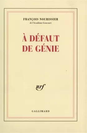 Couverture du produit · A défaut de génie