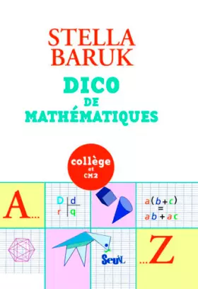 Couverture du produit · Dico de mathématiques