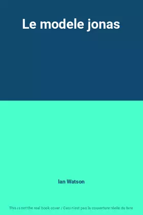 Couverture du produit · Le modele jonas