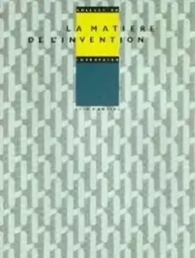 Couverture du produit · La matière de l'invention