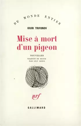 Couverture du produit · Mise à mort d'un pigeon