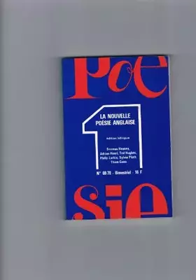 Couverture du produit · POESIE 1 N 69/70. LA NOUVELLE POESIE ANGLAISE