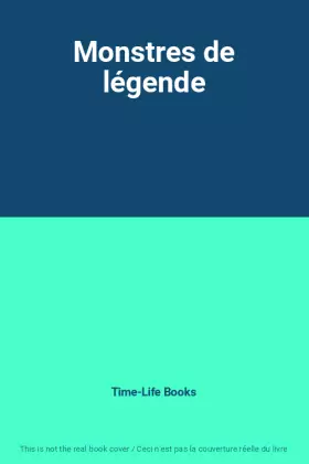 Couverture du produit · Monstres de légende