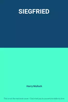 Couverture du produit · SIEGFRIED