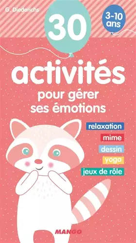 Couverture du produit · 30 activités pour gérer ses émotions