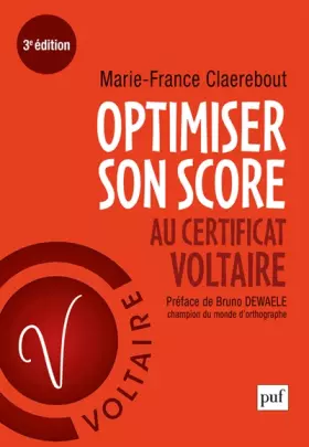 Couverture du produit · Optimiser son score au Certificat Voltaire