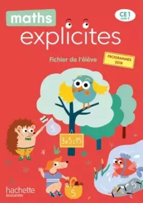 Couverture du produit · Maths Explicites CE1 - Fichier élève avec mémo - Edition 2020