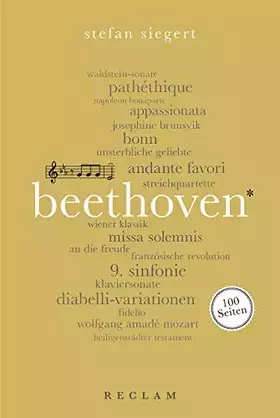 Couverture du produit · Beethoven. 100 Seiten (Reclam 100 Seiten)