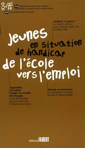 Couverture du produit · Jeunes en situation de handicap