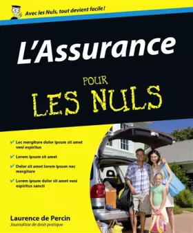 Couverture du produit · L'Assurance Pour les nuls
