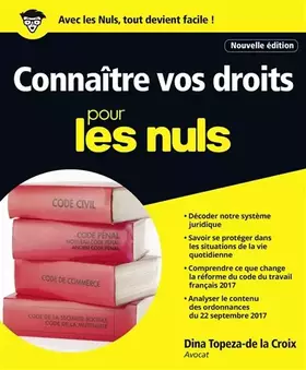 Couverture du produit · Connaître vos droits pour les Nuls grand format
