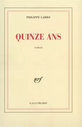 Couverture du produit · Quinze ans