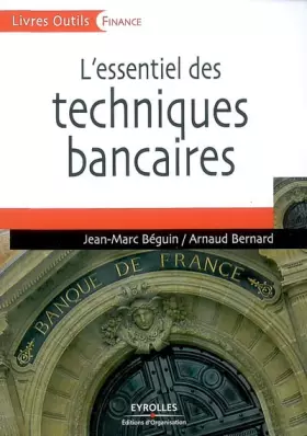 Couverture du produit · L'essentiel des techniques bancaires