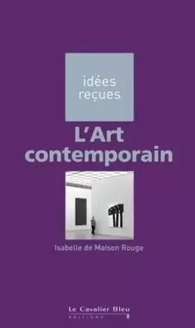 Couverture du produit · L'Art contemporain